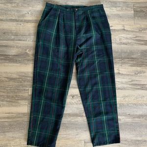Urban Outfitters Renewal Remnants Plaid Trouser